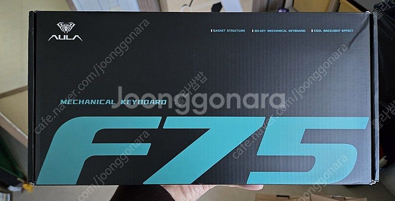 AULA 독거미 F75 유무선 기계식 키보드 리퍼축 미...--1