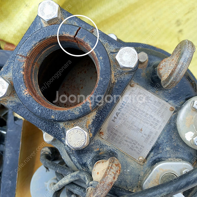 한일 배수펌프 2마력 수중펌프--2