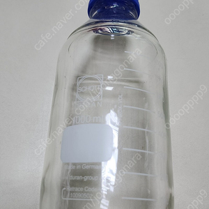 Duran Schott 다목적 실험실 유리 파란색 캡 시약병 1000ml