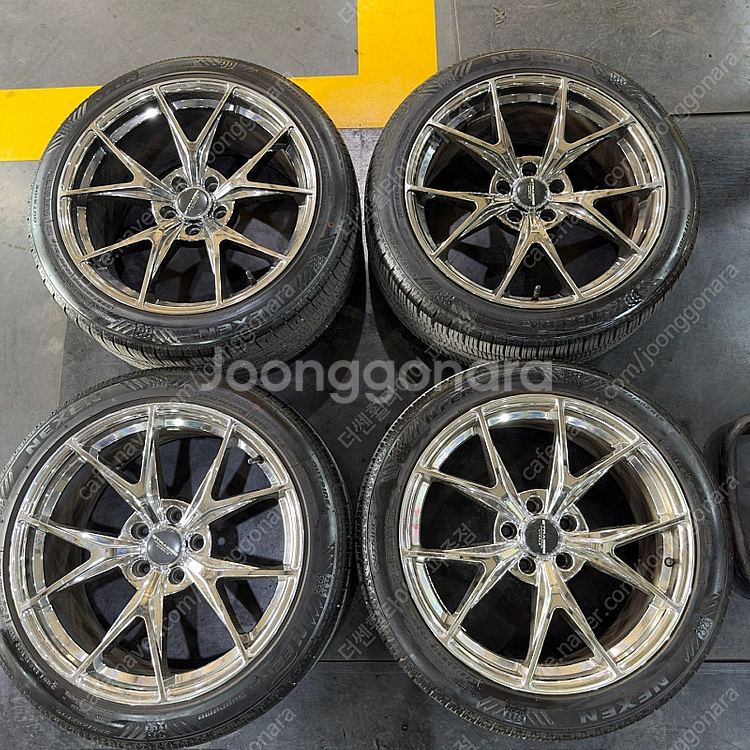 SM5 SM6 장착 19인치 중고 휠타이어 한대분 (2...--0