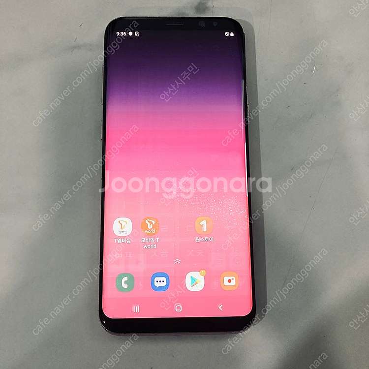 갤럭시 S8플러스 로즈핑크 64기가 5만원 판매합니다--5
