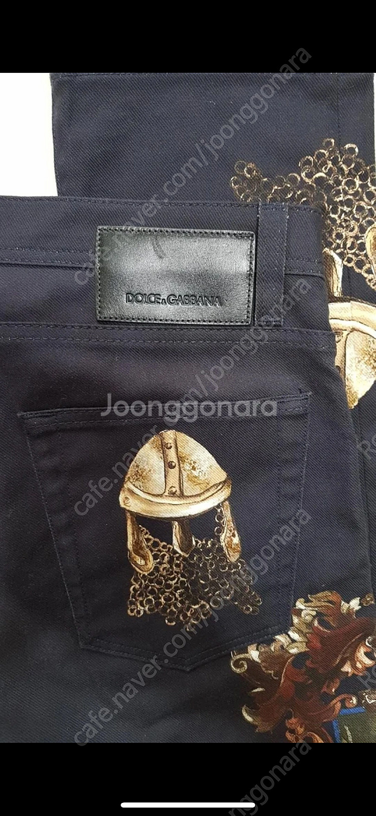 정품 초레어 돌체앤가바나 런웨이 캐슬코어팬츠--8