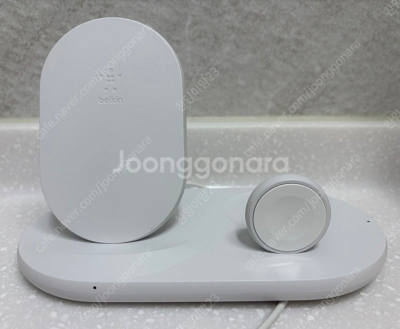 벨킨 3in1 애플 무선 충전기 독 화이트 WIZ001...--0
