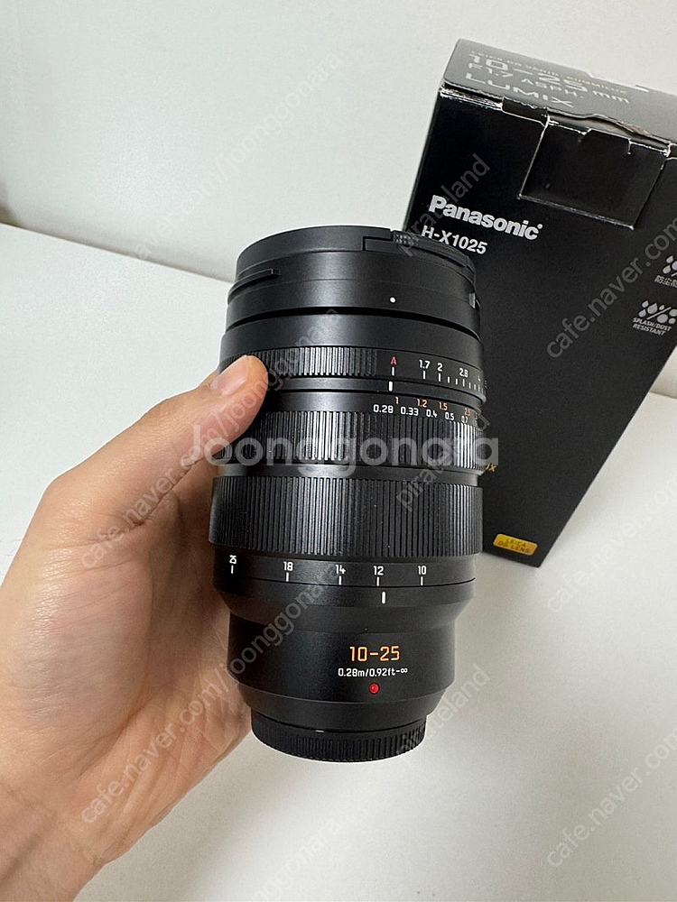 파나소닉 10-25 F1.7 렌즈 팝니다--1