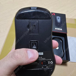 앱코 H150a 마우스 팝니다.[블랙]