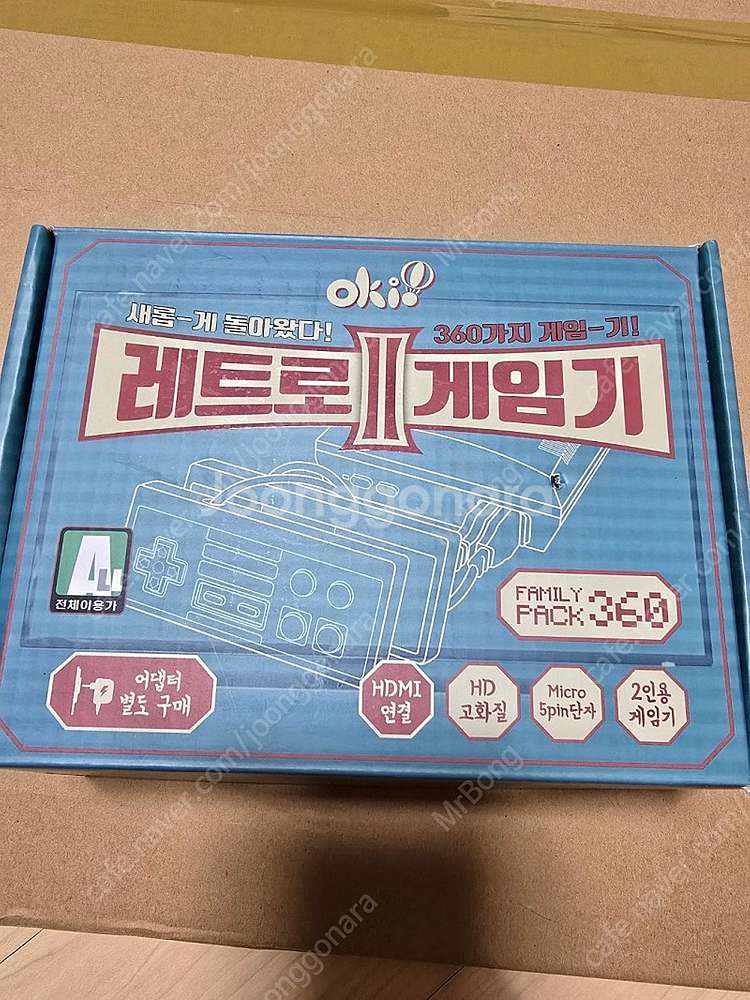 OKIO 레트로 가정용 게임기 2 360 팝니다.--0