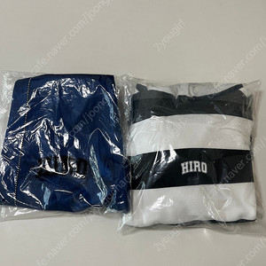 히로 댄트랙 로얄블루 + 결별후드 블랙