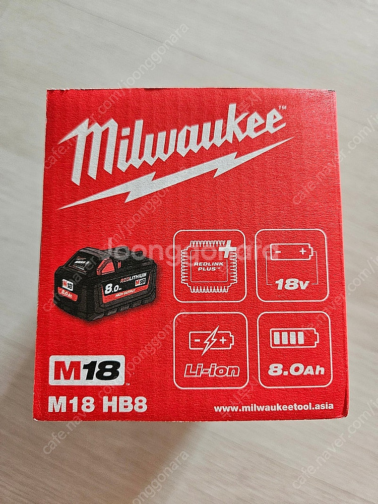 밀워키 M18HB8 18V 8AH 하이아웃풋 배터리 M...--0