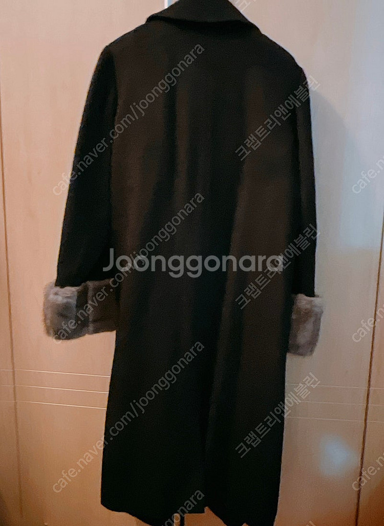 새상품) 모 알파카 코트 클래식 밍크 코트--1
