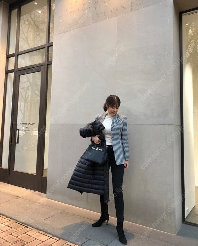 새상품/ 아뜨와 블랙 밴딩진 코튼팬츠 오르 유메르 시에 더로랑 알투더블유 이미지