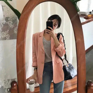 임블리 여름 린넨 자켓(연핑크)