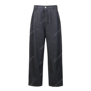 le17septembre 커브드 데님 팬츠 인디고 사이드 심 와이드 CURVED DENIM PANTS SIDE SEAM WIDE INDIGO 새상품 르917 le917