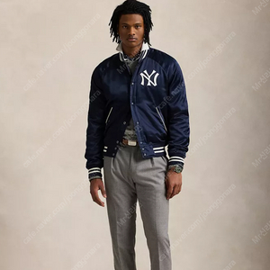 폴로 바시티 MLB 콜라보 야구점퍼 네이버 판매 (새상품) XL