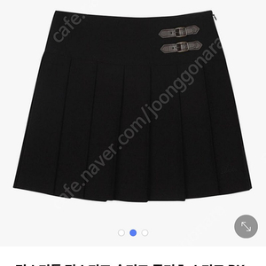 닥스키즈 솔리드 플리츠 스커트 블랙150