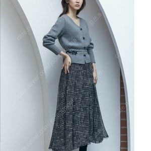 신현빈 트위드 마인 스커트