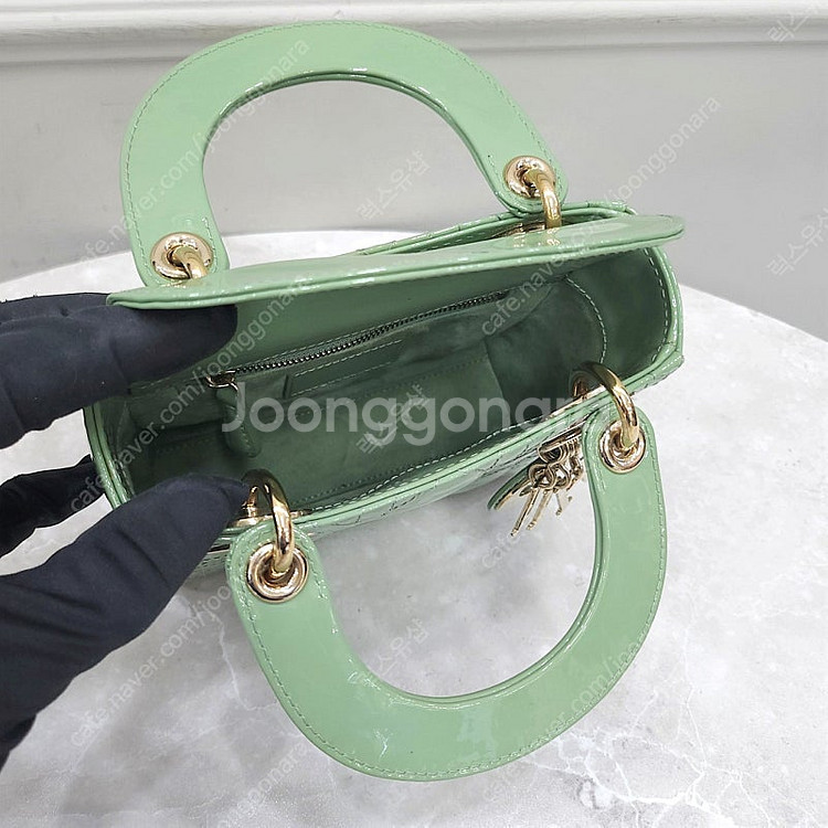 [럭스유] 디올 레이디디올 페이던트 까나쥬 미니백--5