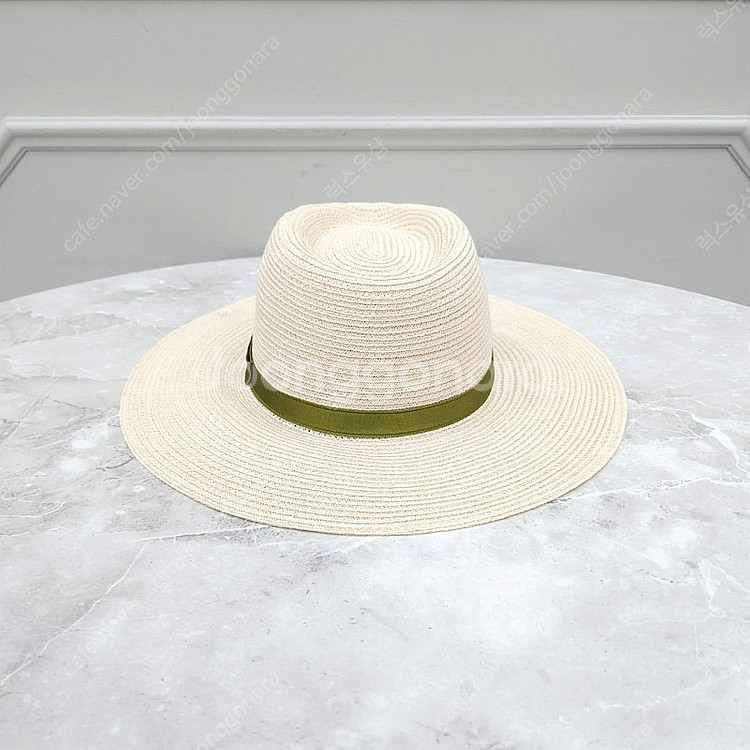 [럭스유] 샤넬 CC 로고 리본 라피아 버킷 햇 S--2