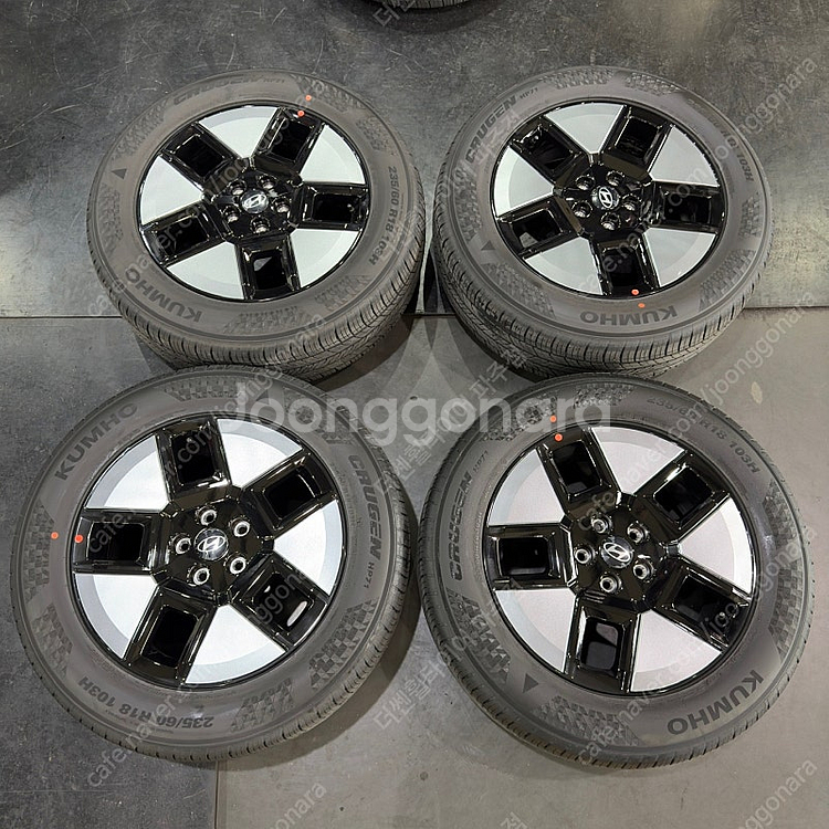 18인치 중고 임판 휠타이어 (싼타페 MX5 휠 235...--0