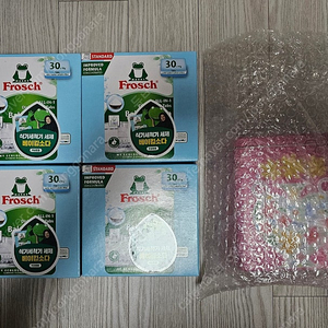 프로쉬 식기세척기 세제 베이킹소다 30개입 미개봉 4박스 일괄