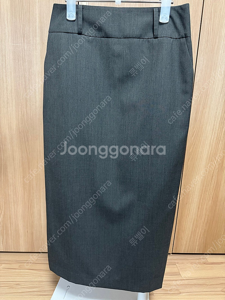 문달 classic skirt H스커트,카키 그레이 1...--0