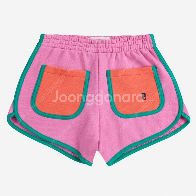 (새상품, 정품) 25ss 보보쇼즈 핑크 컬러 블럭 숏...--0