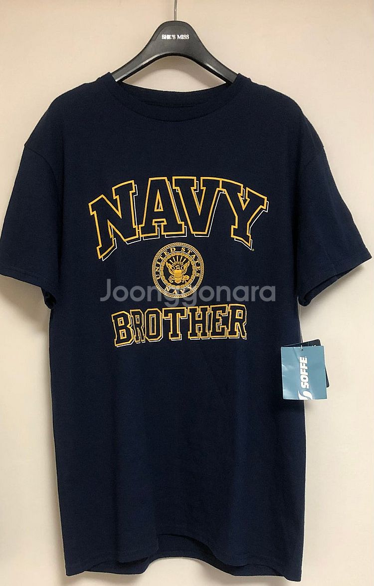 오리지널 US NAVY 데드스탁 반팔티 네이비컬러 새상...--0