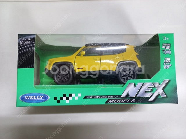WELLY NEX 1:32 2016 지프 레니게이드 옐...--0