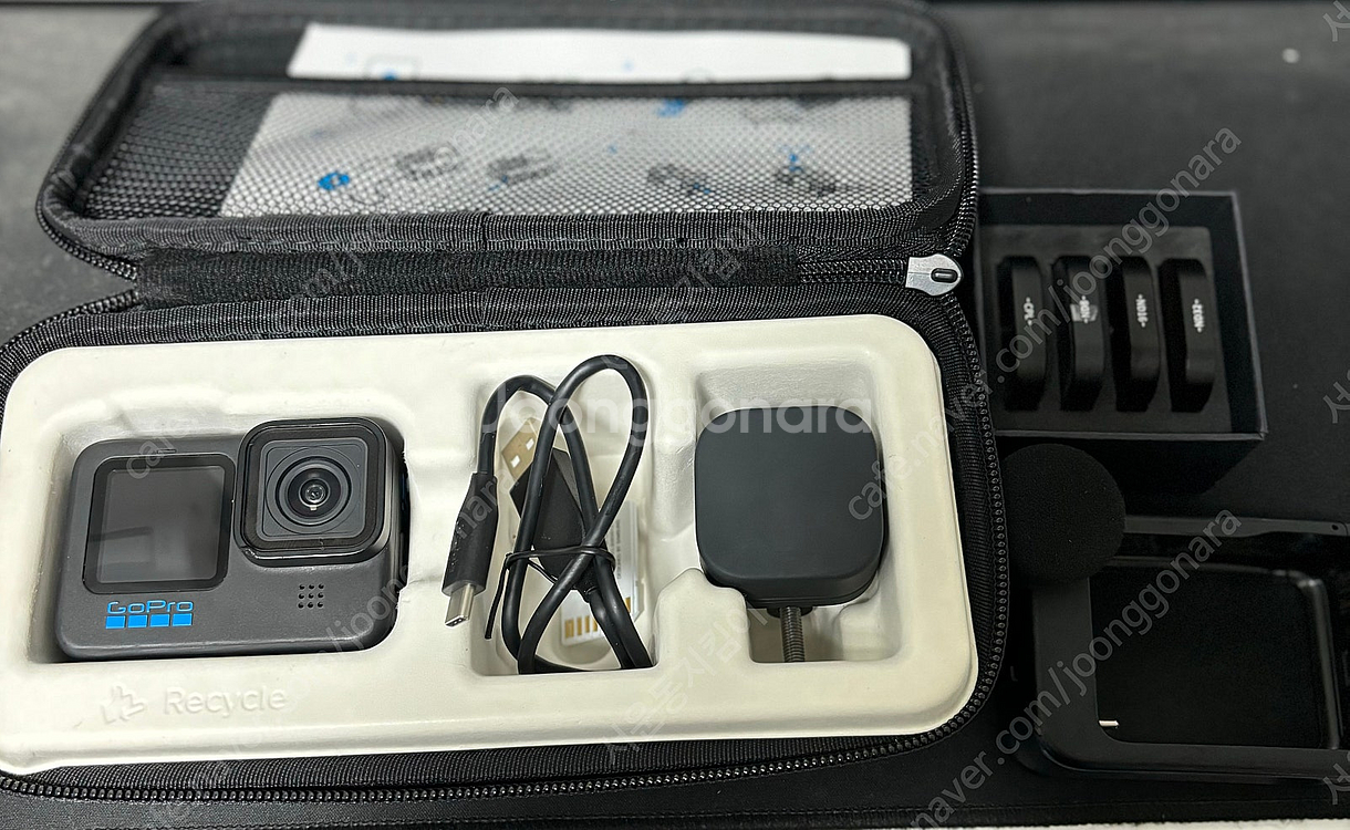 고프로10 미디어모듈/맥스렌즈/필터 세트 판매합니다--5