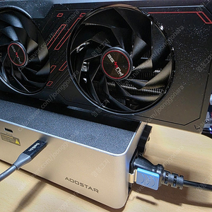 EGPU AOOSTAR AG02S + 사파이어 RX7800XT
