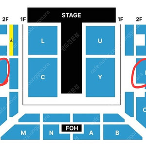 루시 콘서트(금) 2층 K구역 2열 1석 양도