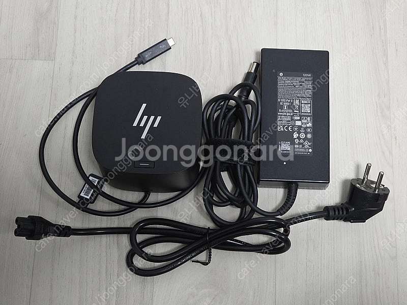 HP 썬더볼트4 G4 도킹스테이션 120W 맥북 썬더볼...--0
