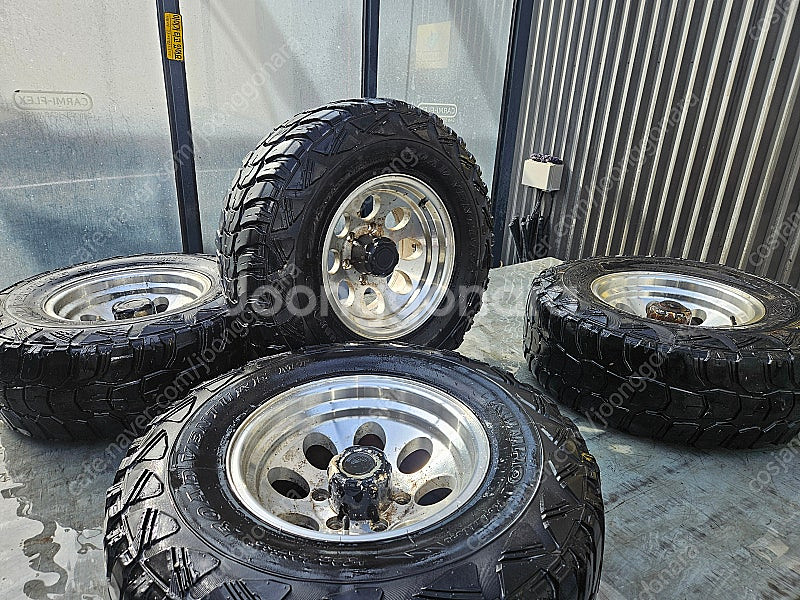 MT31타이어+머드락휠15인치 (한대분)--0