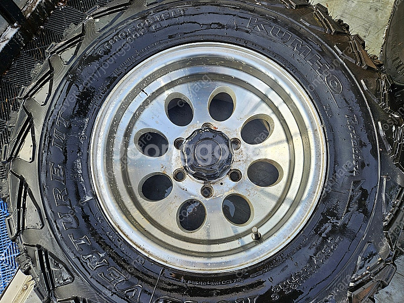 MT31타이어+머드락휠15인치 (한대분)--1