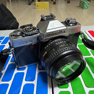 미놀타 필름 카메라 xg2 + MD Rokkor 50mm f1.4