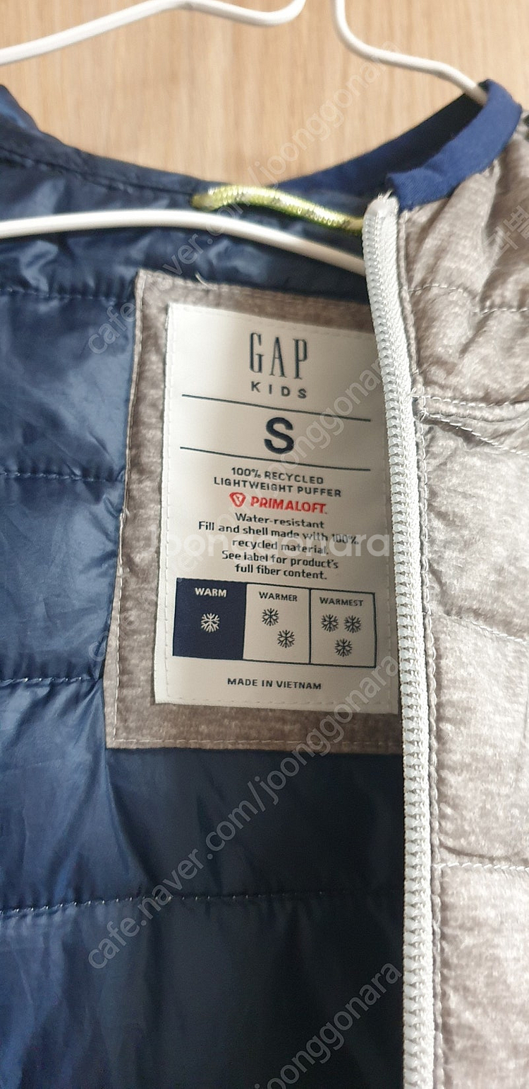갭키즈 경량 패딩(라이트웨이트 패딩) 남아 S사이즈(남아 120 경량 패딩)--2