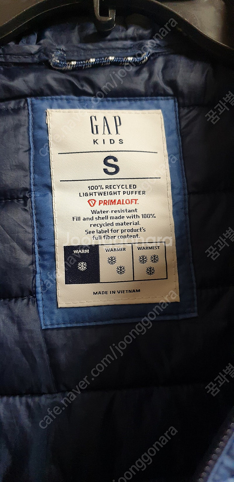갭키즈 경량 패딩(라이트웨이트 패딩) 남아 S사이즈(남아 120 경량 패딩)--3