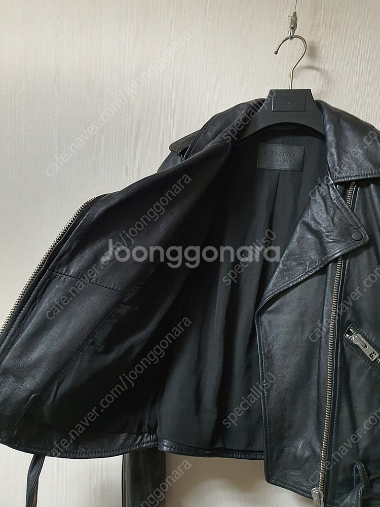 올세인츠 allsaints 램스킨 라이더 자켓 us2 ...--4