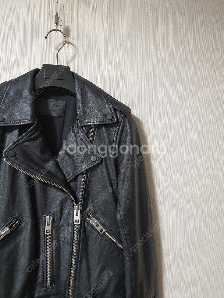 올세인츠 allsaints 램스킨 라이더 자켓 us2 ...--7