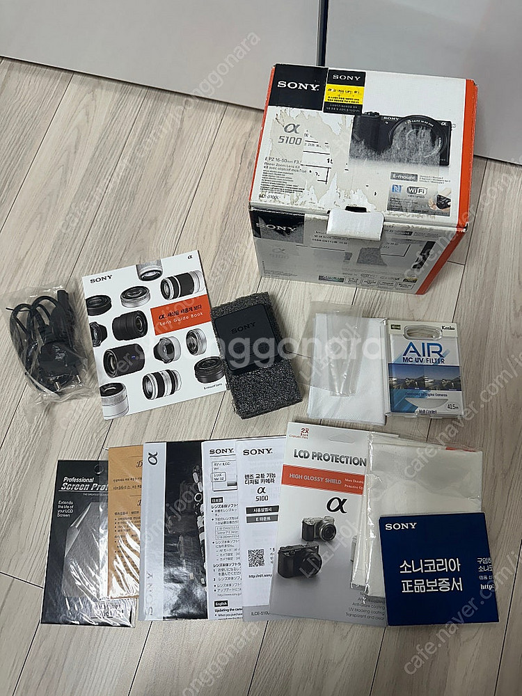 소니 미러리스 a5100 브라운 풀박스--1