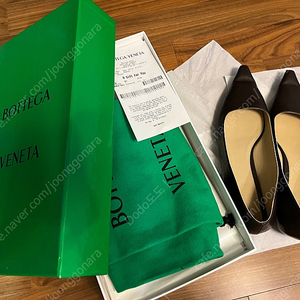 보테가베네타 포인트 플랫 38