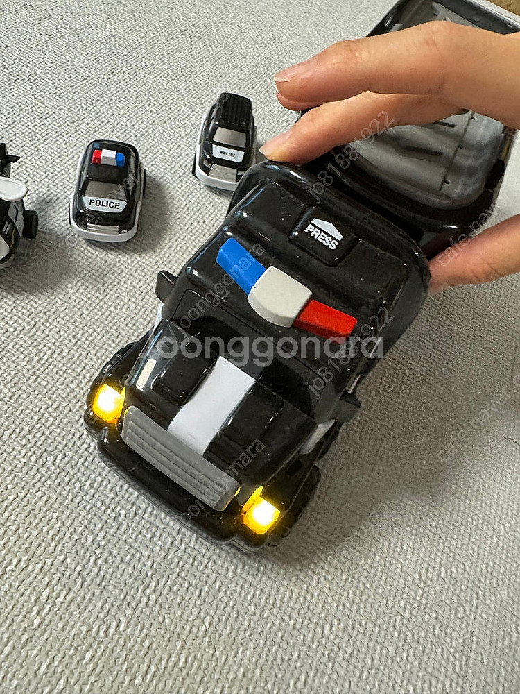 릴라코 경찰차 장난감 미니카 사용감 없음--2