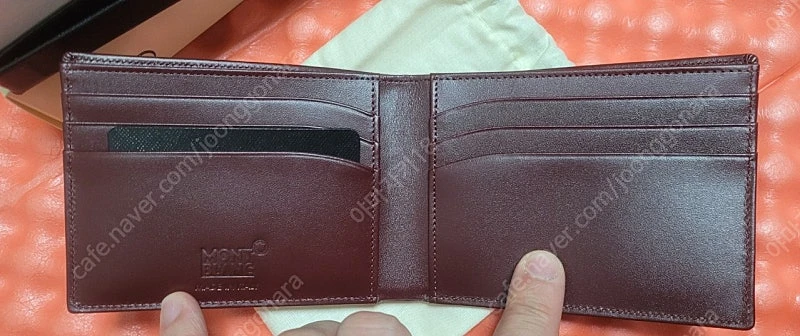 몽블랑 남자 반지갑 이미지