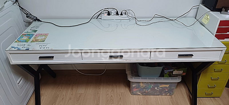 카루쏘 멀바우 서재 컴퓨터 중 고등 학생 테이블 긴 큰...--0
