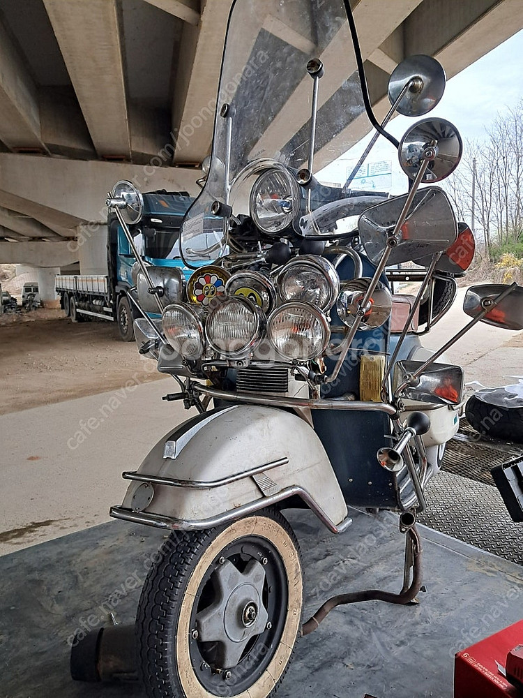 올드베스파 PX125 LML스타125 4T 핸드기어 모...--0