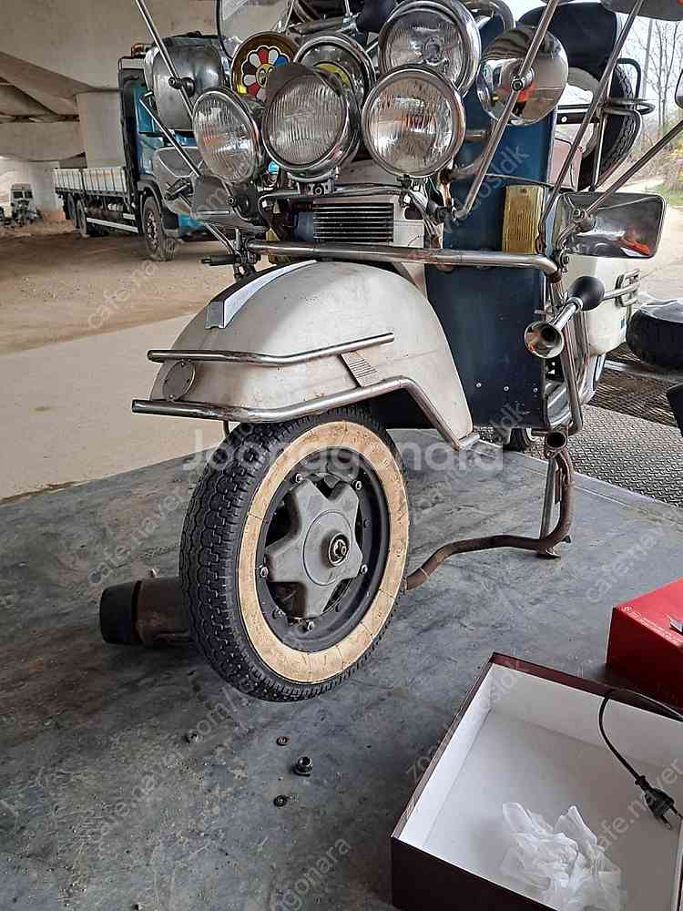 올드베스파 PX125 LML스타125 4T 핸드기어 모...--1
