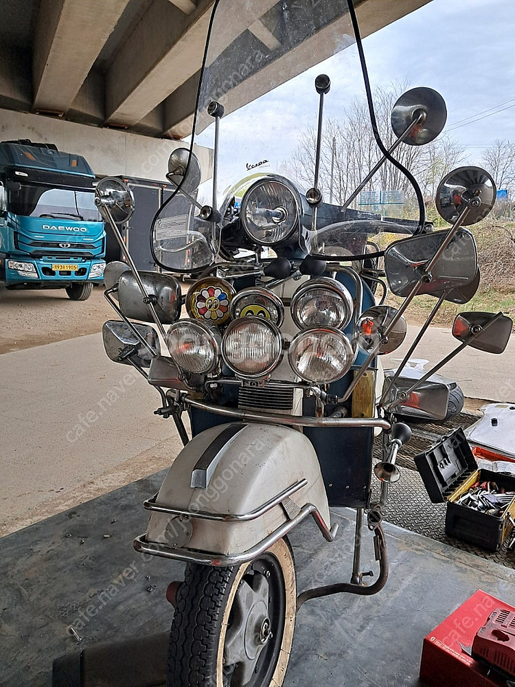 올드베스파 PX125 LML스타125 4T 핸드기어 모...--2