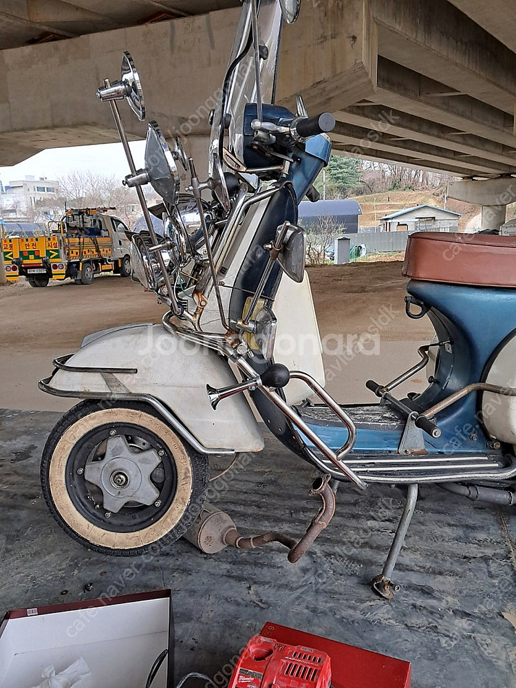올드베스파 PX125 LML스타125 4T 핸드기어 모...--4