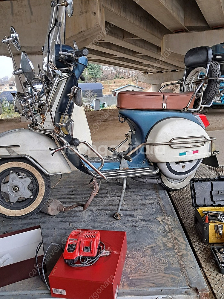 올드베스파 PX125 LML스타125 4T 핸드기어 모...--5