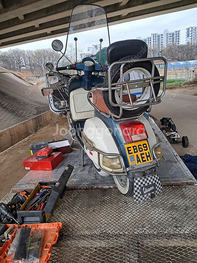 올드베스파 PX125 LML스타125 4T 핸드기어 모...--9