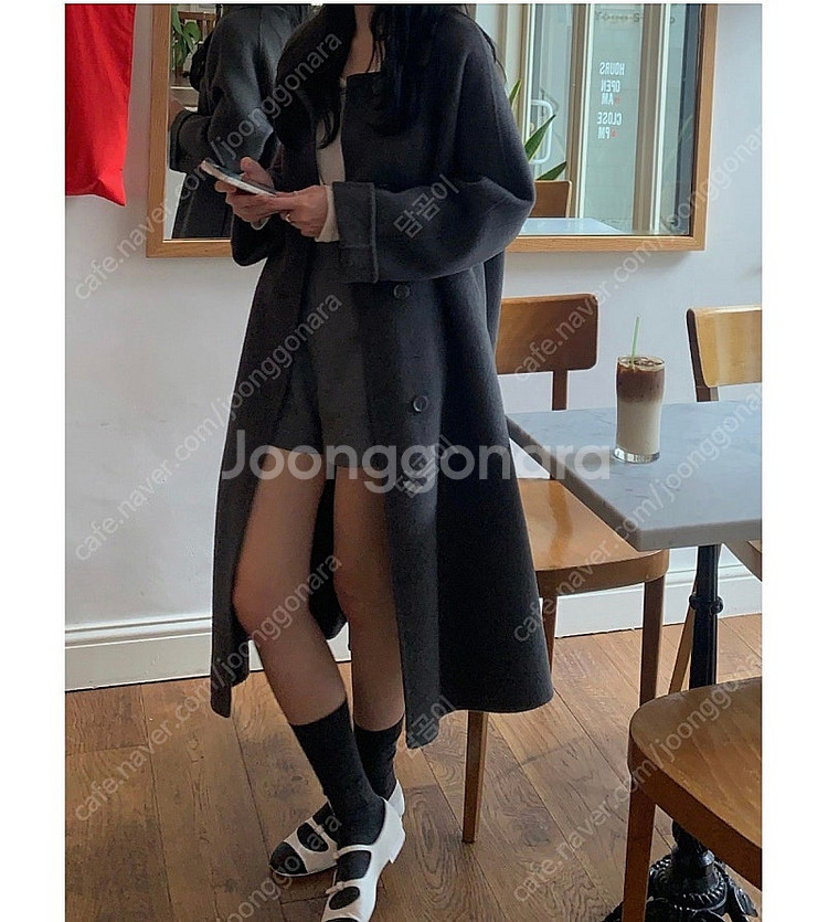 [새상품] 웨어웨더 리버코트 챠콜 기본기장--3
